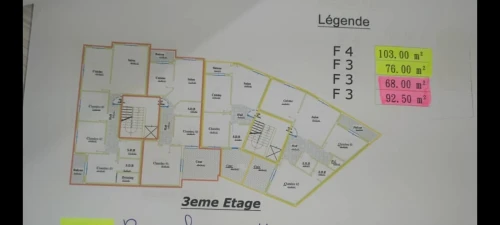 Vente Appartement F3 Alger Said hamdine