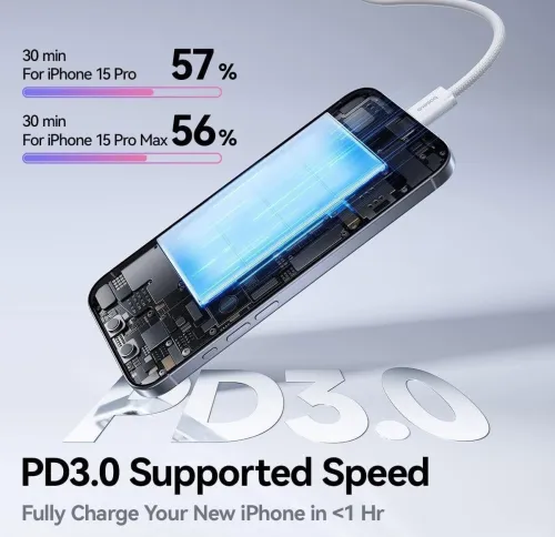 Baseus Dynamic 4 Series Type-C 100W 1/2 Mètre 