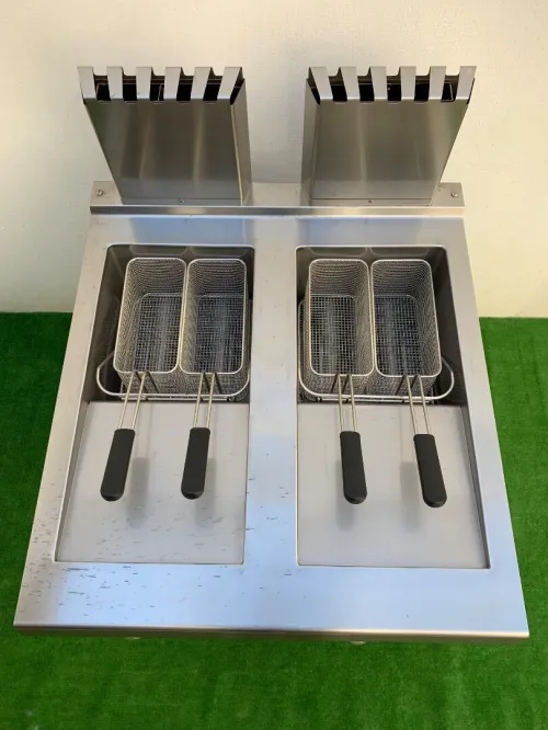 Friteuse à Gaz - double bac 2 x 20 litres