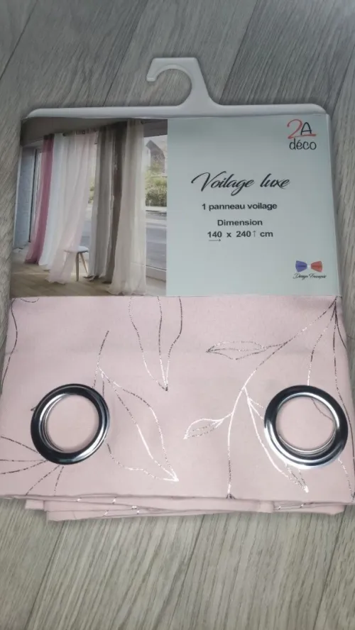 RIDEAUX VOILAGE PRODUIT FRANCAIS.