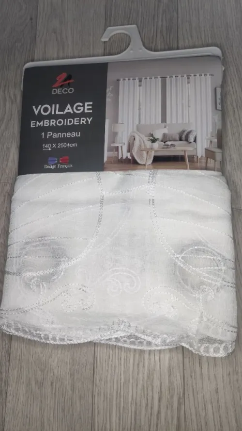 RIDEAUX VOILAGE PRODUIT FRANCAIS.