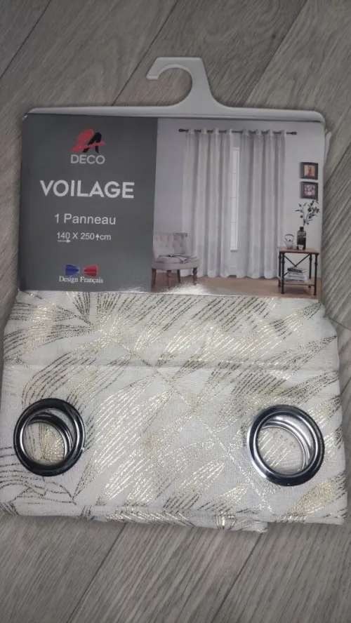 RIDEAUX VOILAGE PRODUIT FRANCAIS.