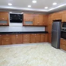 Fabrication De Cuisine équipée en Bois Hêtre et High gloss