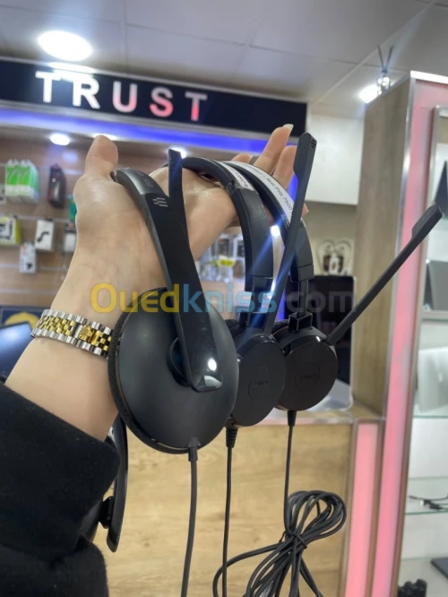 Des casques originaux USB avec micro pour centre d appels 