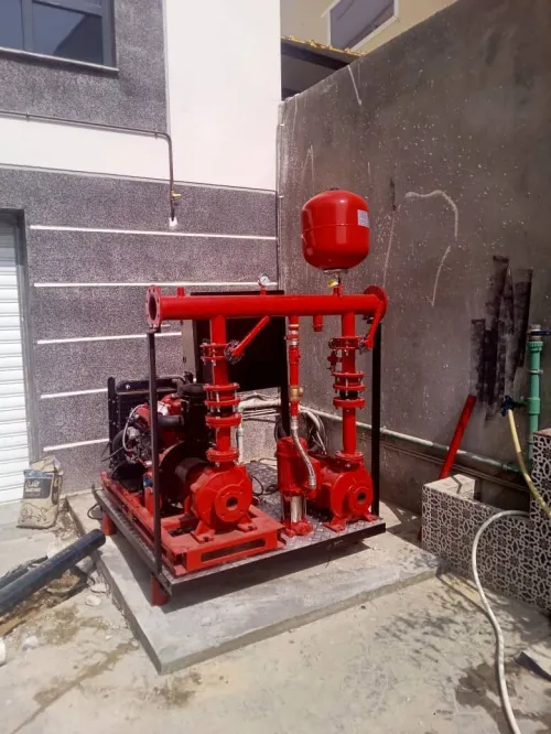 Station anti incendie Groupe motopompe incendie Pompe incendie Skid hydraulique LEO POMPE