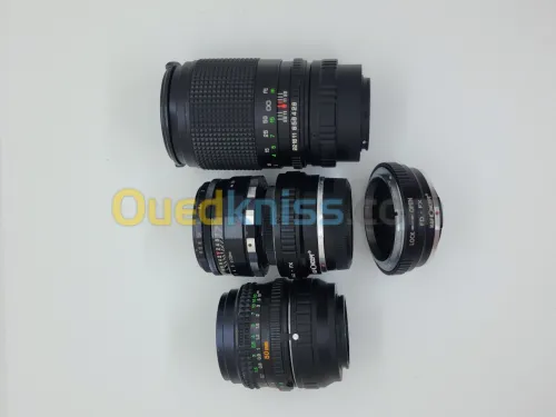 3 Lens M42 Fujifilm X