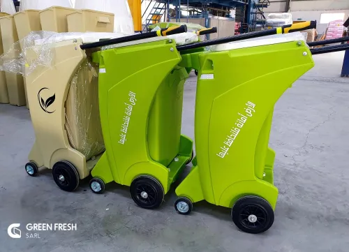 poubelle Chariot de voirie