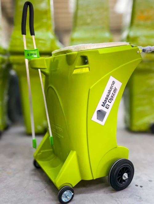 poubelle Chariot de voirie