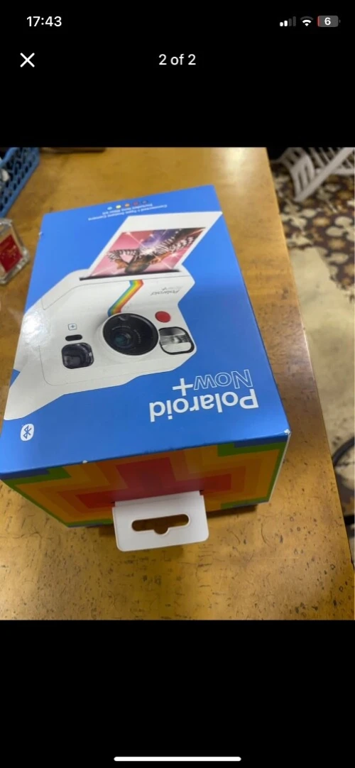 Polaroid now + apareil photo sur place