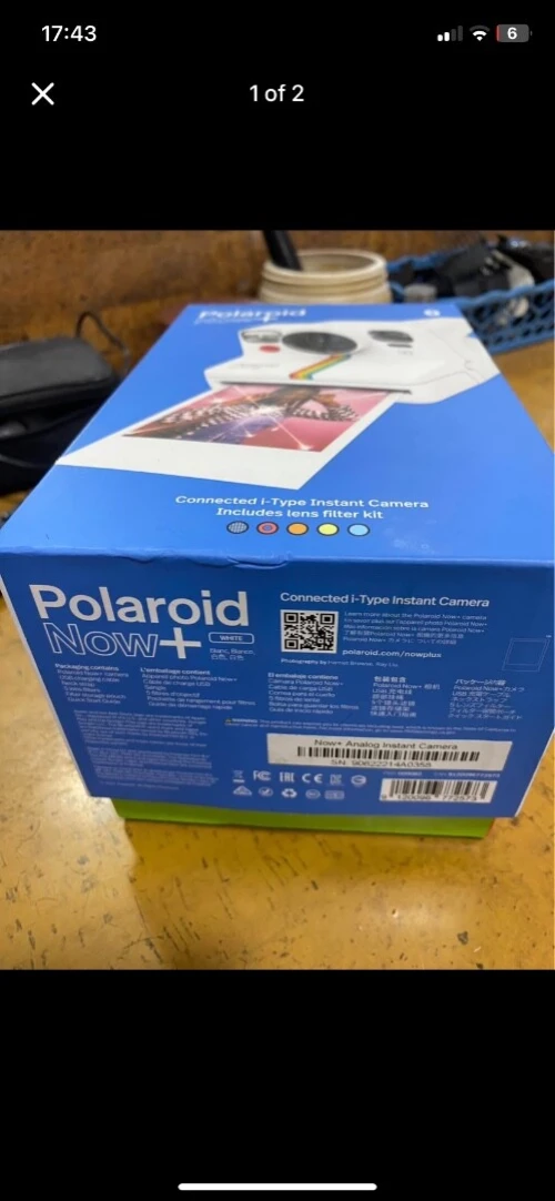 Polaroid now + apareil photo sur place