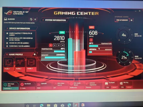 Pc Gamer GTX1040 4GB 1TB SSD,Asus