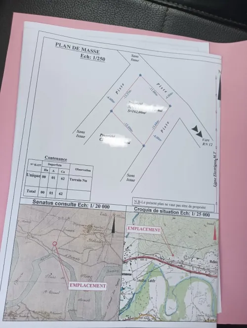 Vente Terrain Béjaïa Oued ghir