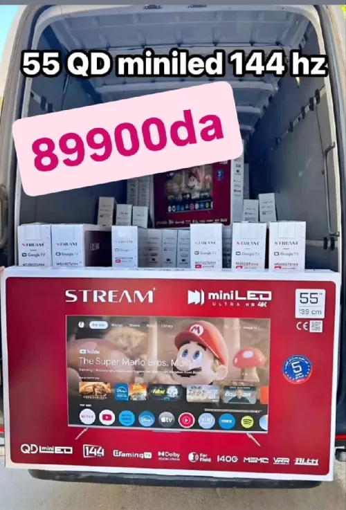 Tv stream 55 pouce qd mini led