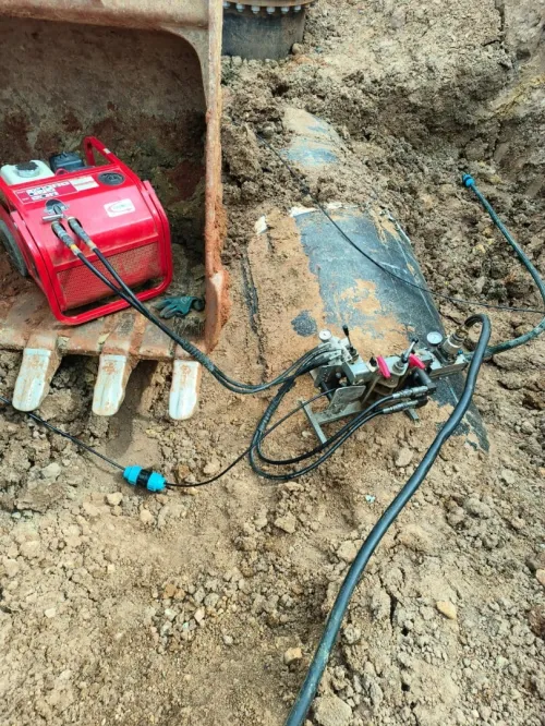 Soufflage câble fibre optique  Travail pro