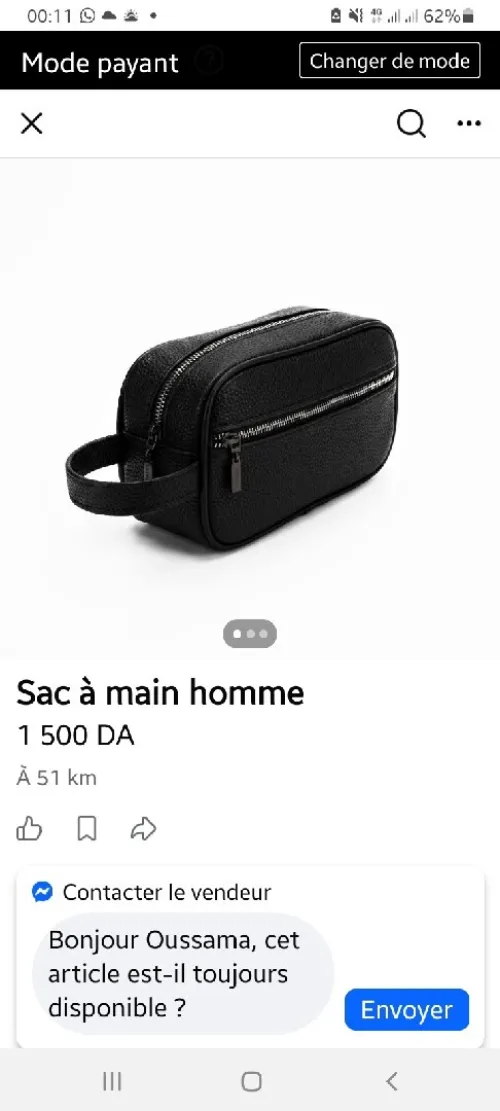 Sac à main en cuir