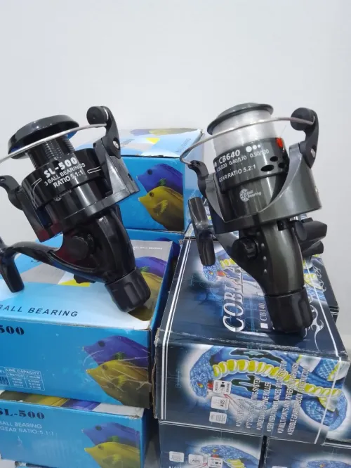 Canne à pêche pleine 3 mettre avec moulinet taille 5000