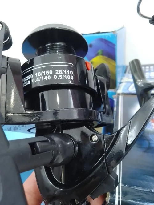 Canne à pêche pleine 3 mettre avec moulinet taille 5000