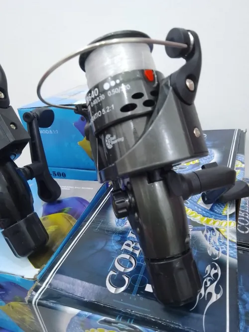 Canne à pêche pleine 3 mettre avec moulinet taille 5000