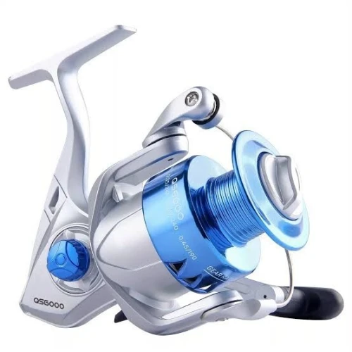 Canne à pêche pleine 3 mettre avec moulinet tombour inox 