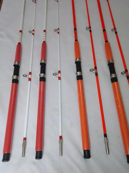 Canne à pêche pleine 3 mettre avec moulinet tombour inox 