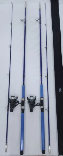 Canne à pêche pleine 3 mettre avec moulinet taille 5000