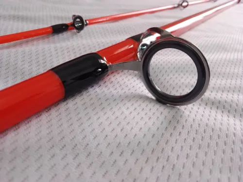 Canne à pêche pleine 3 mettre avec moulinet tombour inox 