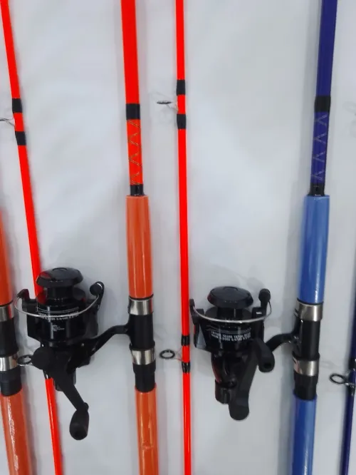 Canne à pêche pleine 3 mettre avec moulinet taille 5000