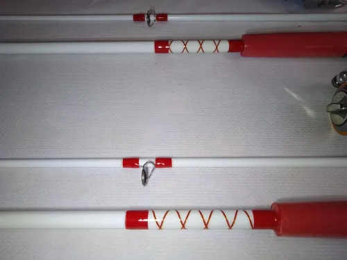 Canne à pêche pleine 3 mettre avec moulinet tombour inox 
