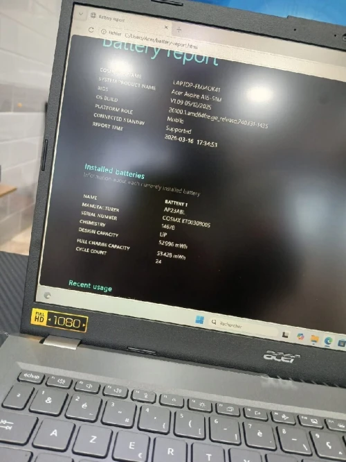 Acer aspire 15 -51M