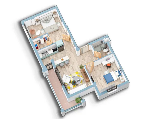 Vente Appartement F3 Mostaganem Mostaganem