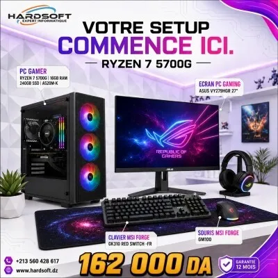 SETUP GAMING RYZEN 7 5700G PACK 1
