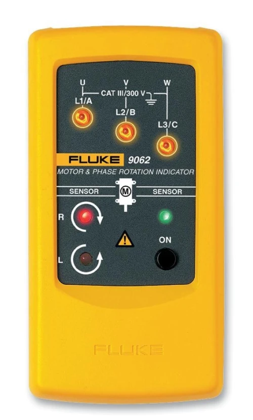 Indicateur de sens de rotation de moteur et de phase Fluke 9062