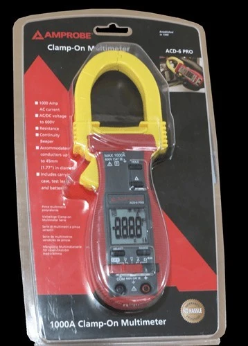 Amprobe ACD-6 PRO Digital Clamp Meter 600 V AC/DC