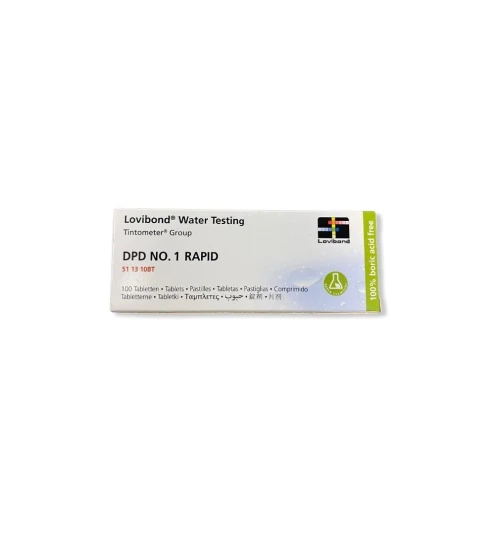 Pastilles DPD1 rapide ou verte Lovibond pour comparateur à disque et trousse