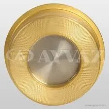 Clapet entre bride