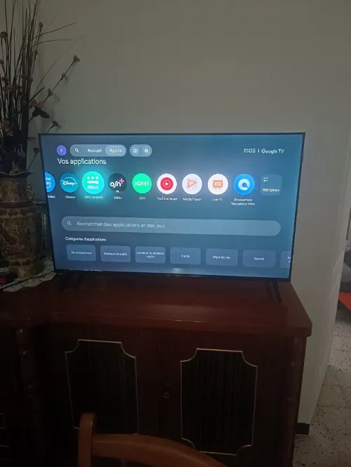 Téléviseur TCL 43 pouces QLED Google