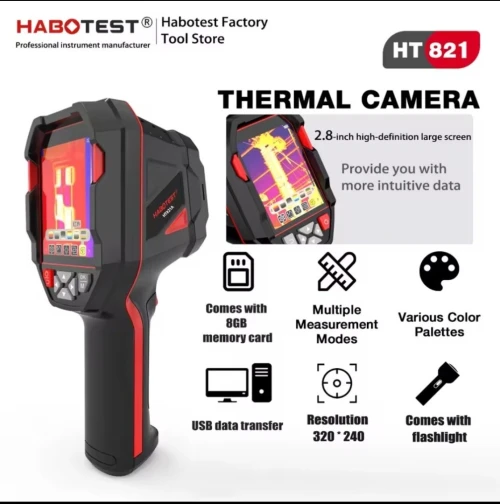 Caméra thermique détecteur de fuites كاميرا حرارية لكشف التسرب