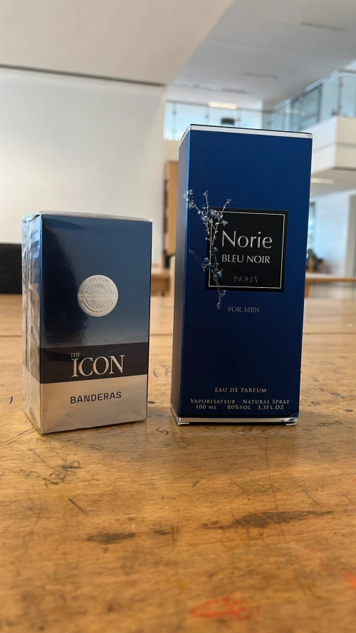 Parfum "The icon Banderas" 100ml original et parfum noirie bleu noir paris 100 ml original