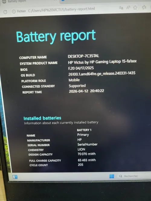 Laptop Gaming HP Vitus 16