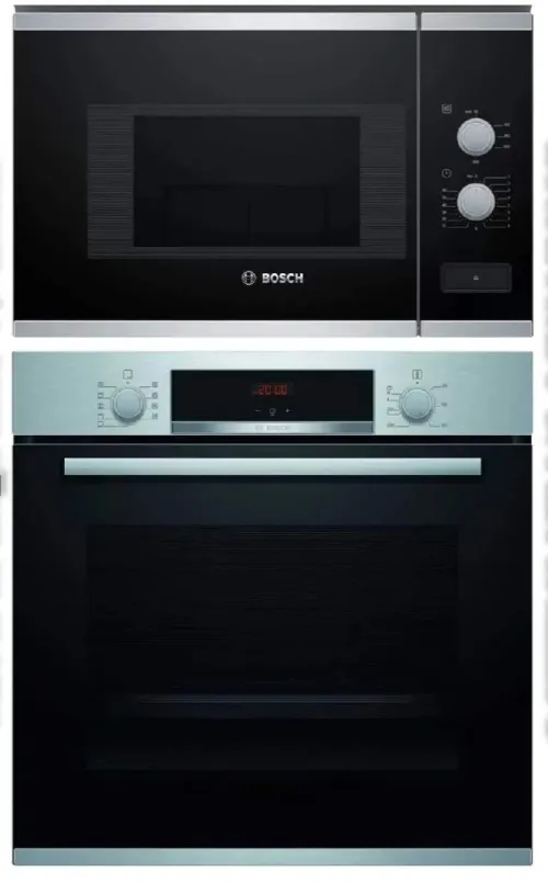 Kit bosch serie 4 inox four + micron ondes 