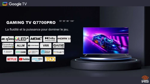65 Q7700 PRO GAMING TV QLED+ 144HZ