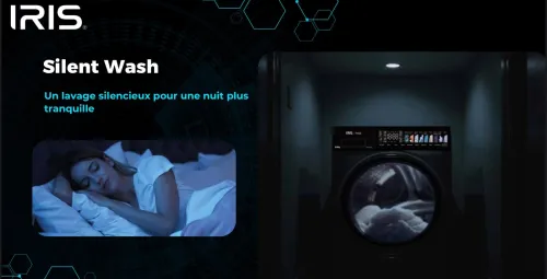 IRIS LAVE LINGE PURA 10.5KG OCEAN BLUE