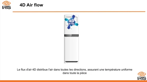 IRIS CLIMATISEUR ARMOIRE SERIE E AIR FLOW 48000 BTU
