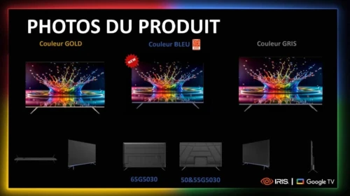 IRIS GOOGLE TV 65"G5030 4K UHD ANDROID