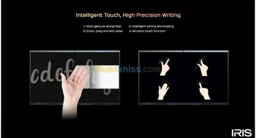 IRIS ECRAN INTERACTIF 75"A100 PRO