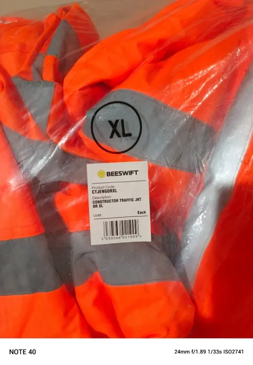 Veste parka de sécurité et travail 