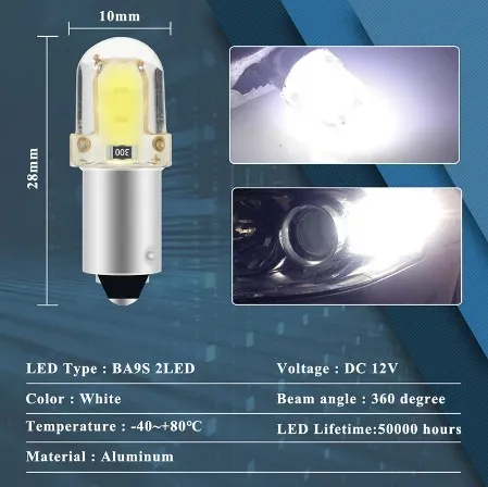 AMPOULE LED LASER Double Laser mini loupe HID GPNE PRELIGHT