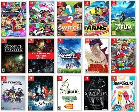 Installation des jeux nintendo switch 