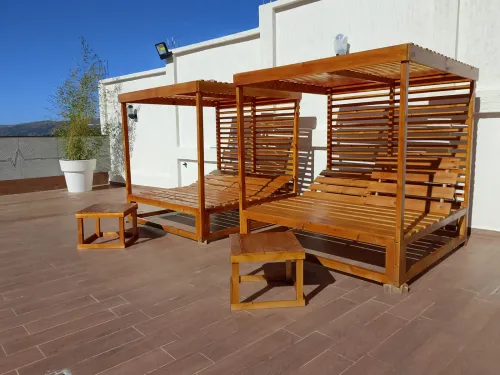 Construction des chalets et Kiosque et bungalow en bois 