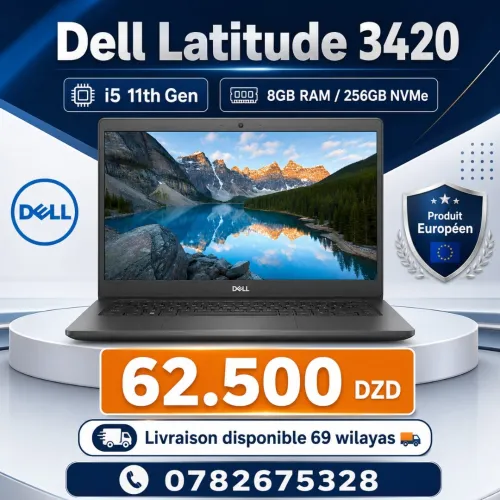 Dell Latitude 3420 Laptop I5 11Th 8/256 nvme